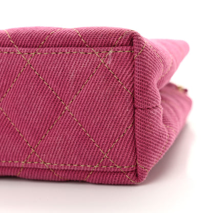 Chanel Denim Quilted Nano Kelly Shopper Fuchsia 10 of 15
