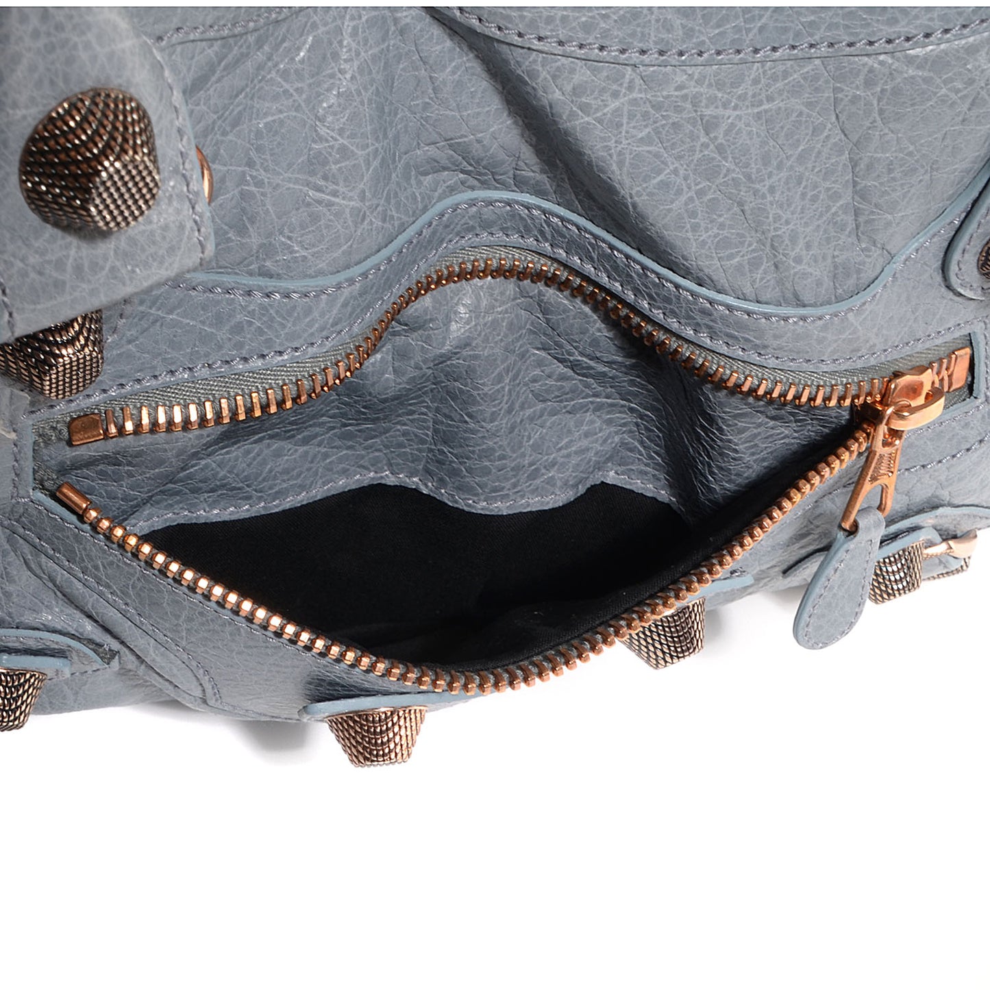 Agneau Giant 21 Rose Gold Hardware City Ardoise