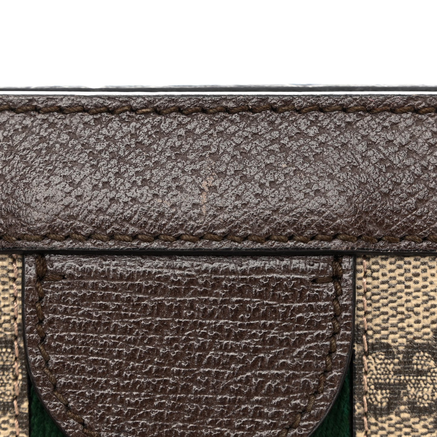 GG Supreme Monogram Web Small Ophidia Chain Shoulder Bag Brown