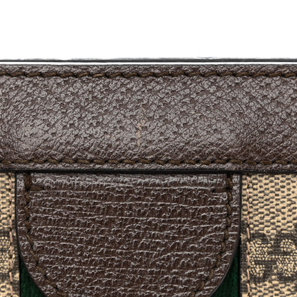 Gucci GG Supreme Monogram Web Small Ophidia Chain Shoulder Bag Brown 12 of 13