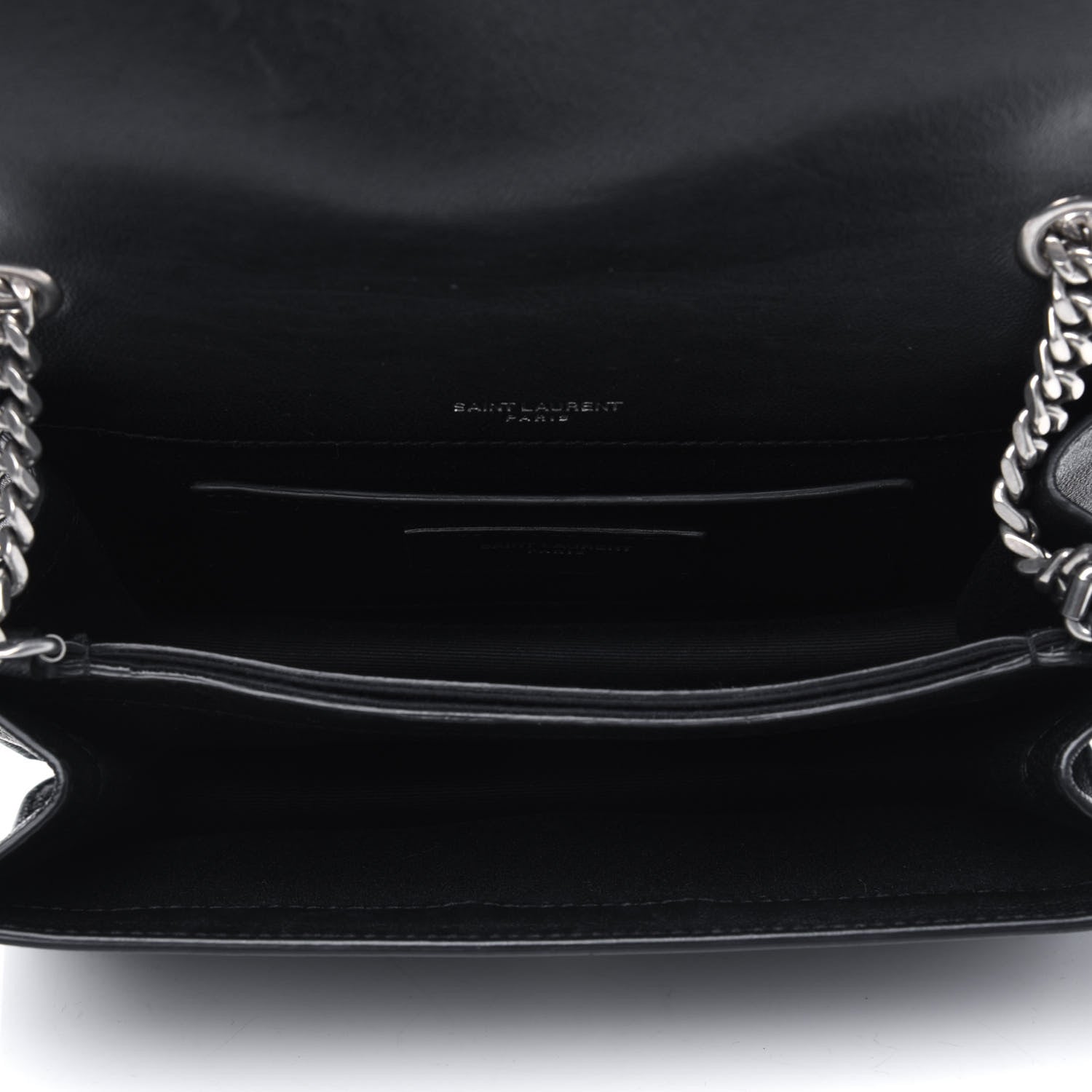 Saint Laurent Calfskin Small Monogram Sunset Black 7 of 18