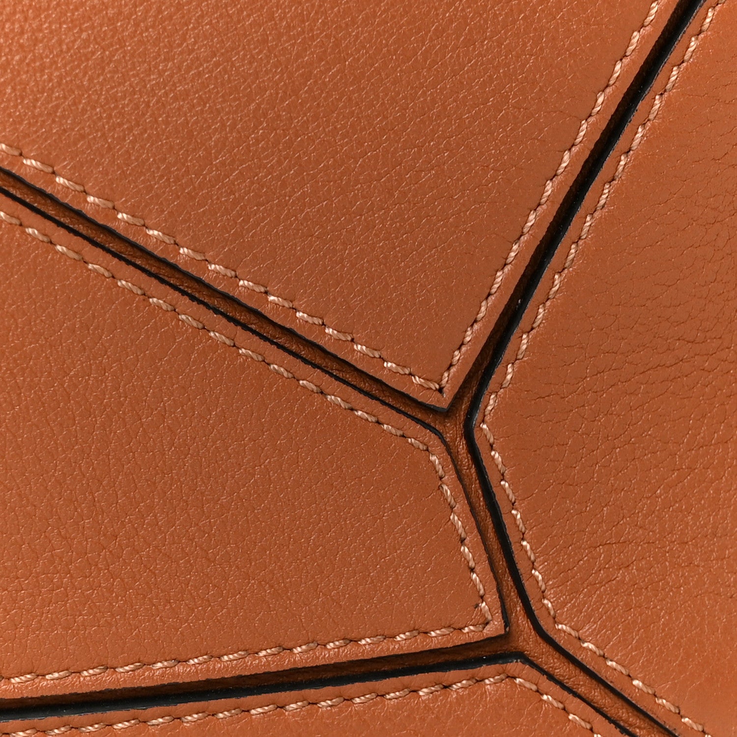 Loewe Calfskin Small Puzzle Bag Tan 9 of 11