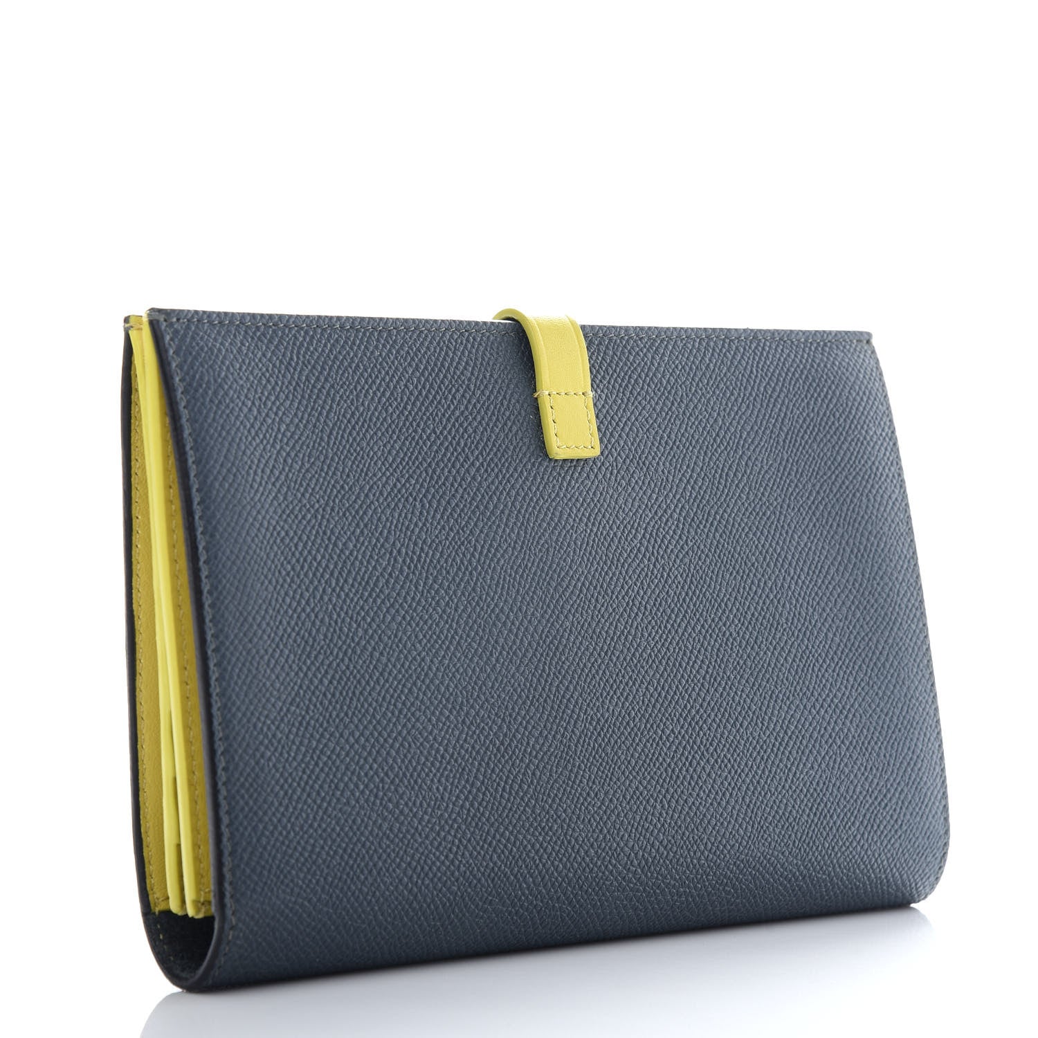 Celine Grained Calfskin Large Multifunction Strap Wallet Slate 3 of 8