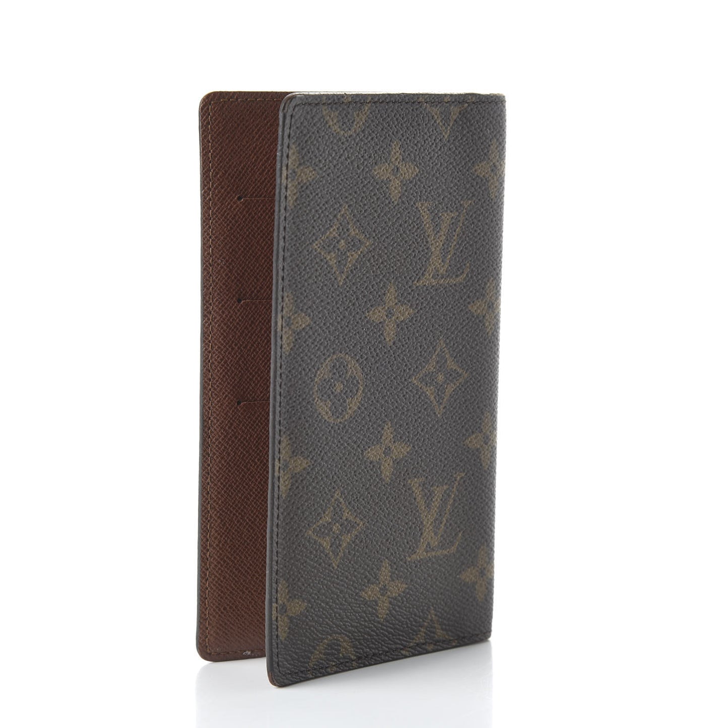 Monogram Checkbook Holder Case Wallet