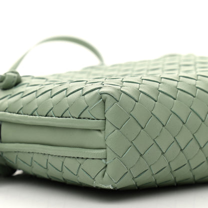 Bottega Veneta Nappa Intrecciato Nodini Crossbody Messenger New Sauge 9 of 10