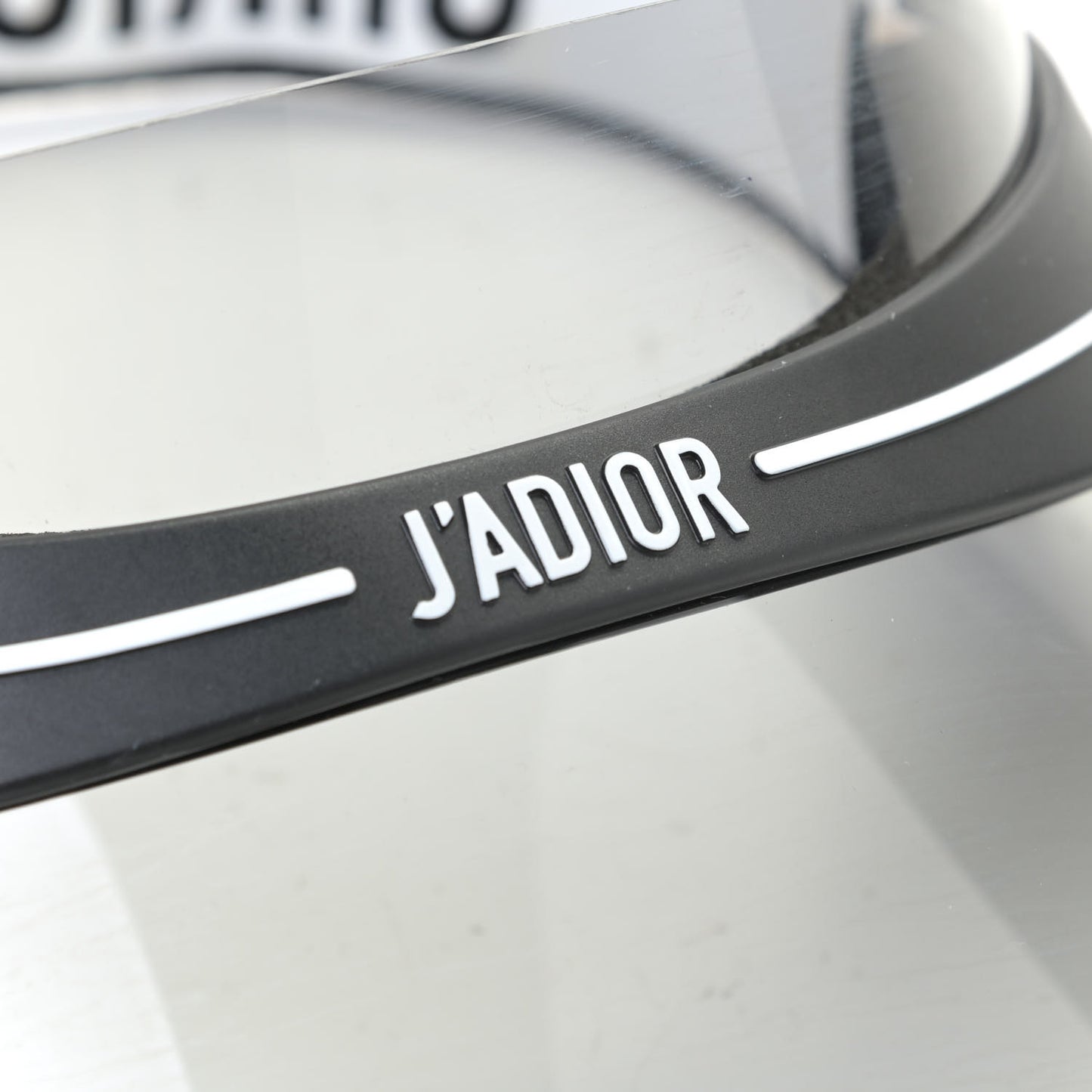 Mirrored DiorClub1 Sun Visor Black