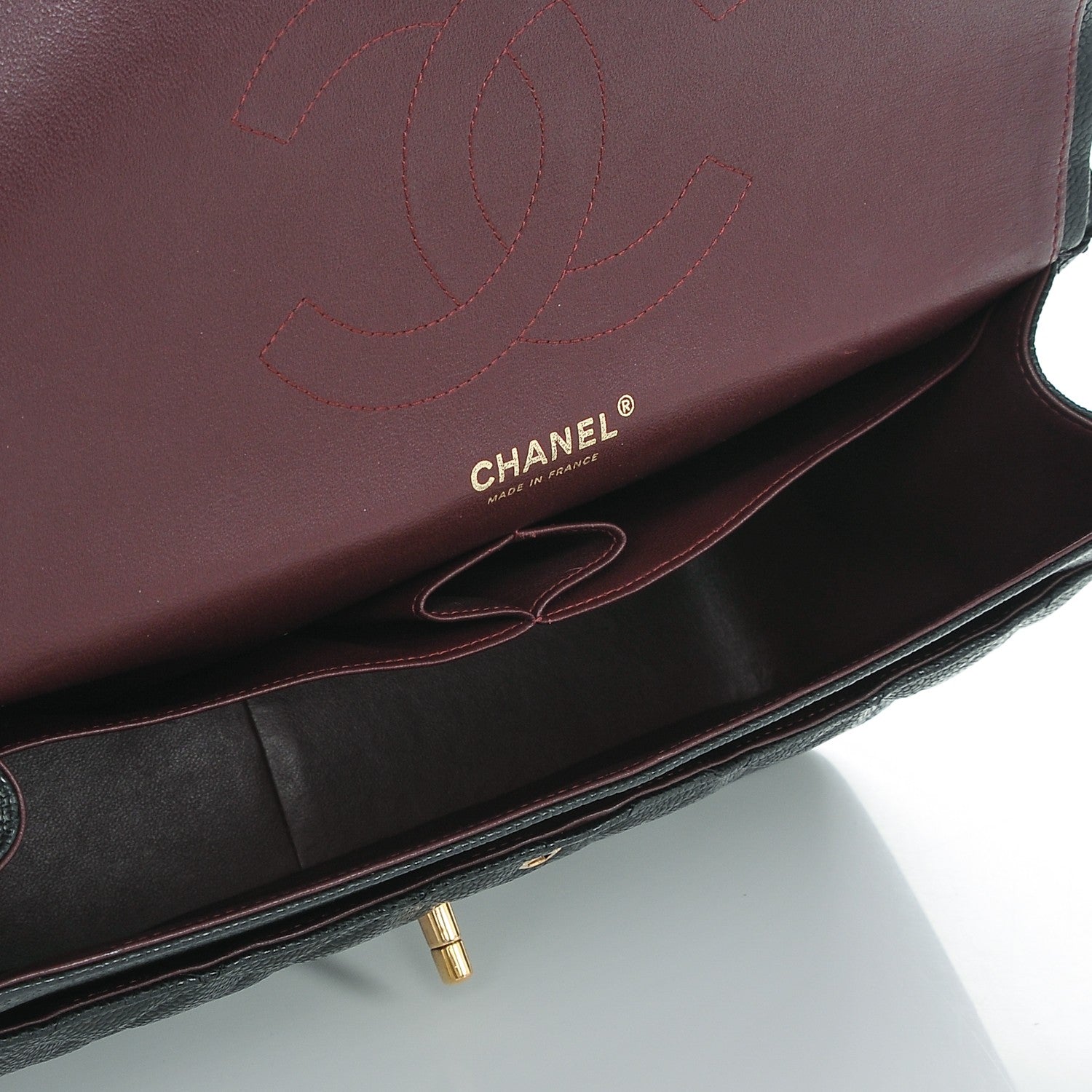 Chanel Caviar Quilted Jumbo Double Flap Black 5 of 7