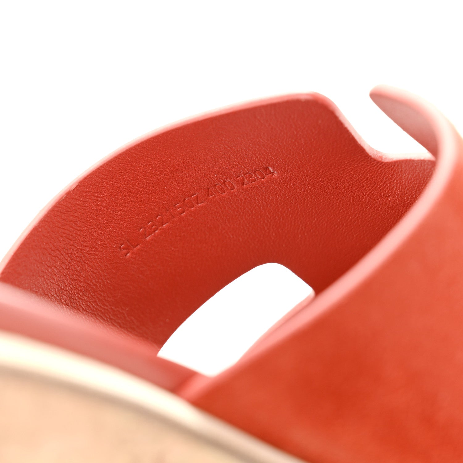 Hermes Suede Goatskin Cork Eze 30 Sandals 40 Orange Brulee 9 of 10