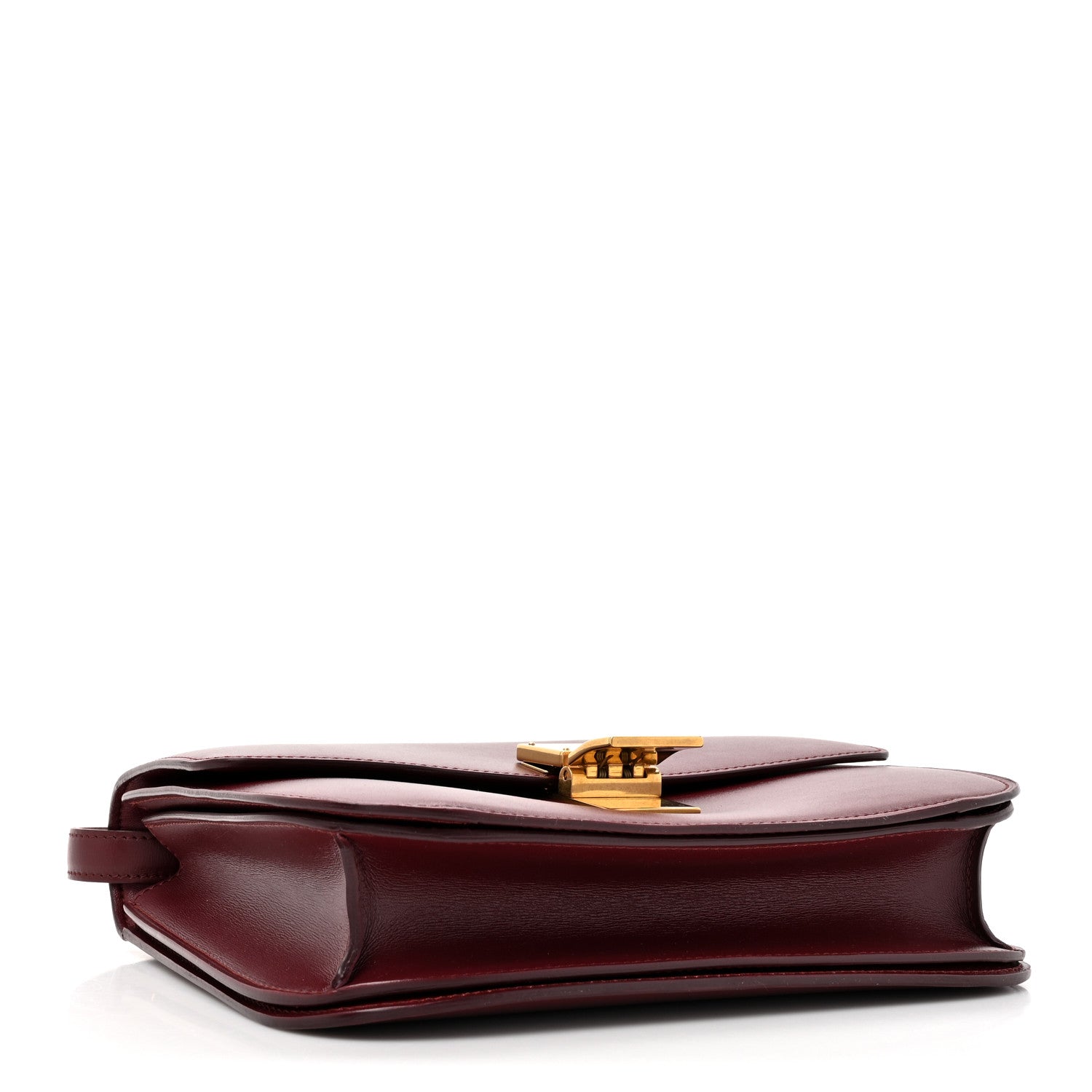 Celine Box Calfskin Medium Classic Box Flap Bag Burgundy 4 of 16