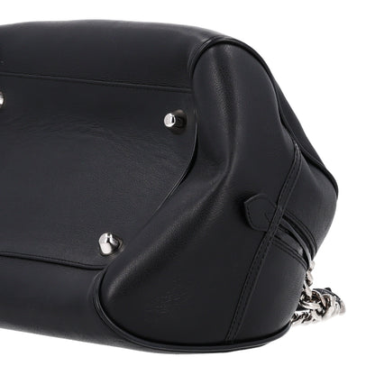 Christian Dior Calfskin Gambler Dice Bowler Black 9 of 9