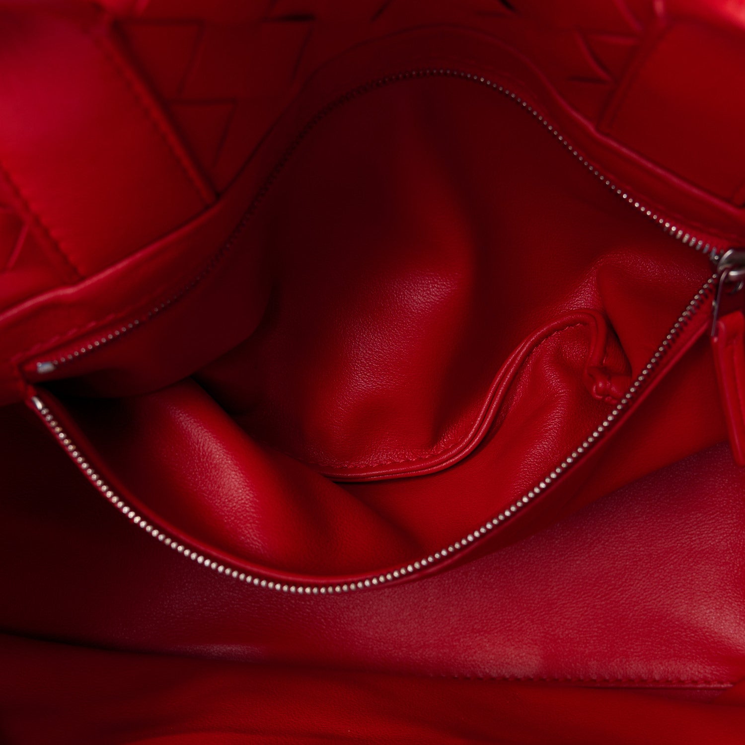 Bottega Veneta Nappa Intrecciato Tote Bag Red 12 of 13