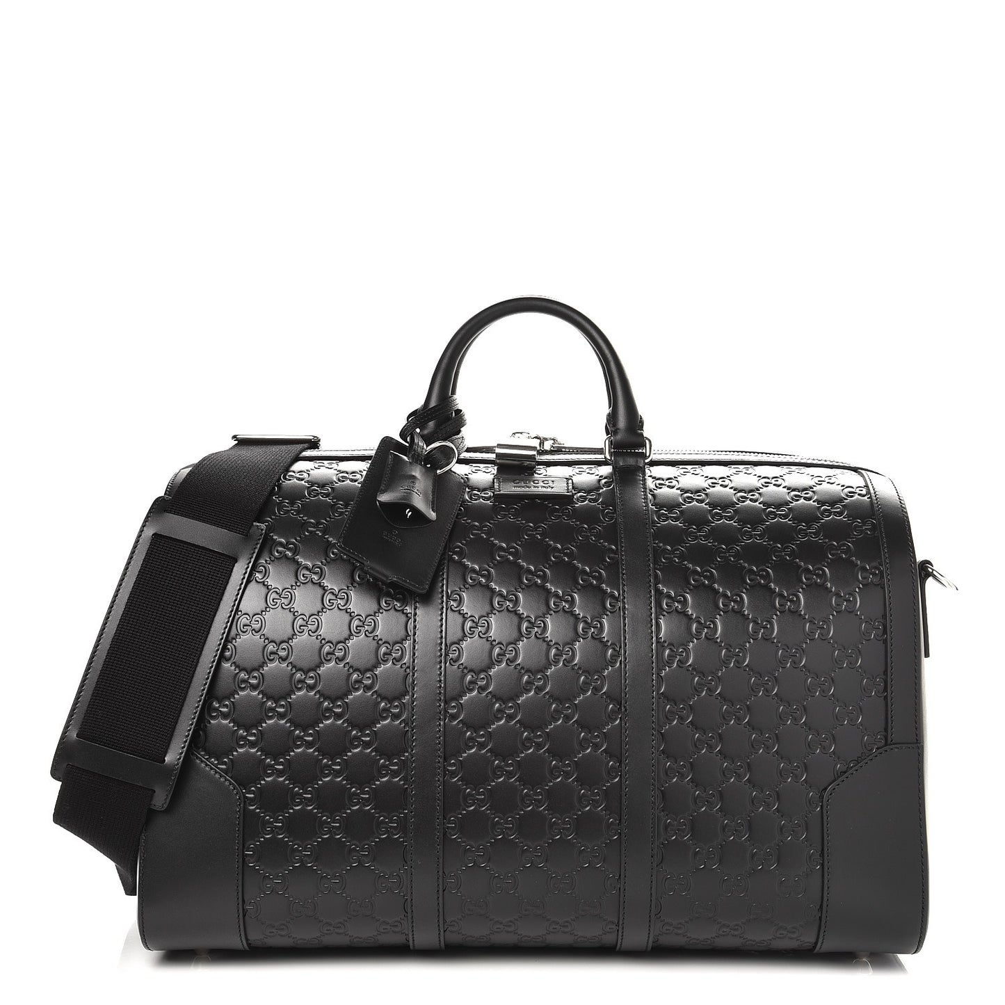 Guccissima Signature Medium Duffle Black