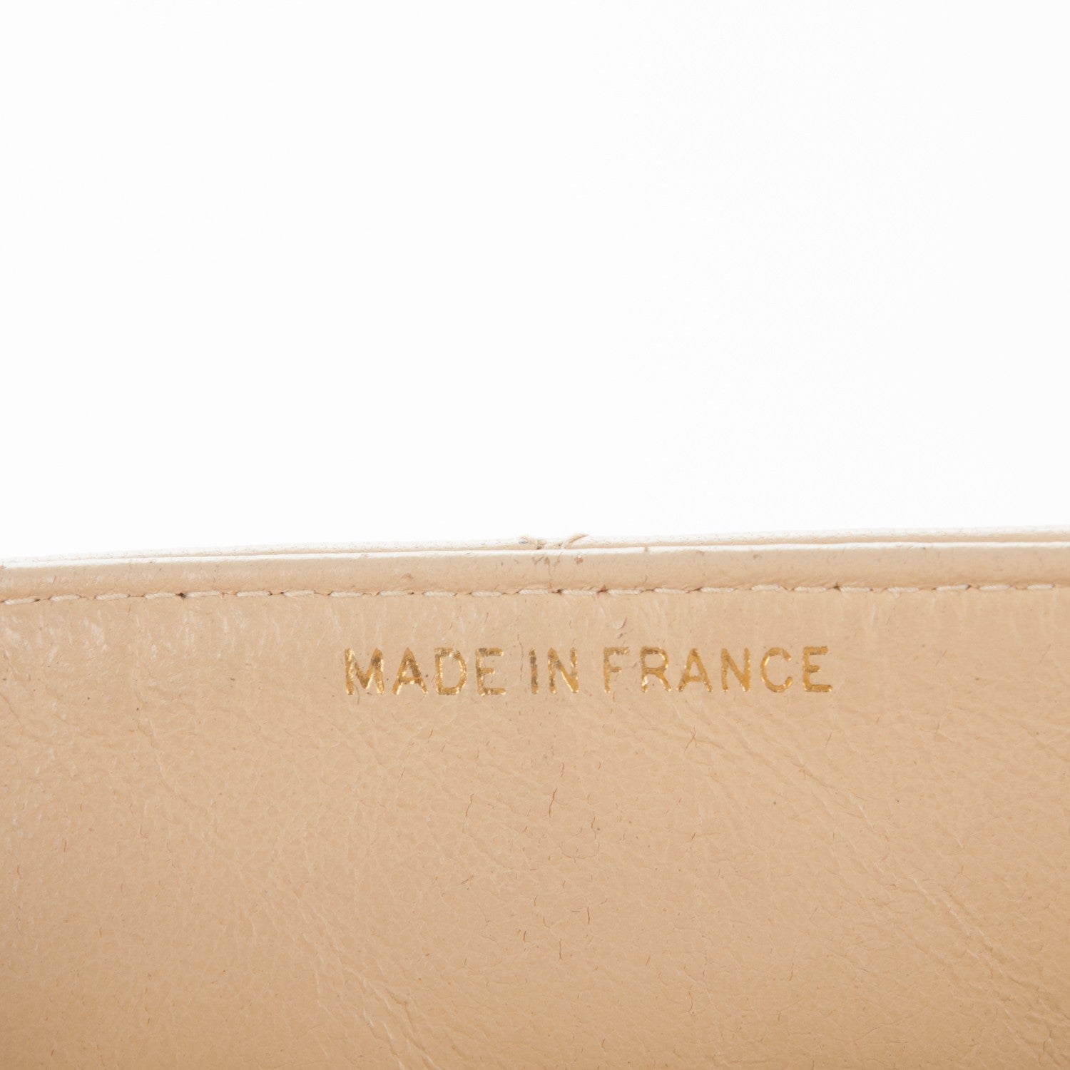 Chanel Lambskin Quilted Small Single Flap Beige 8 of 8