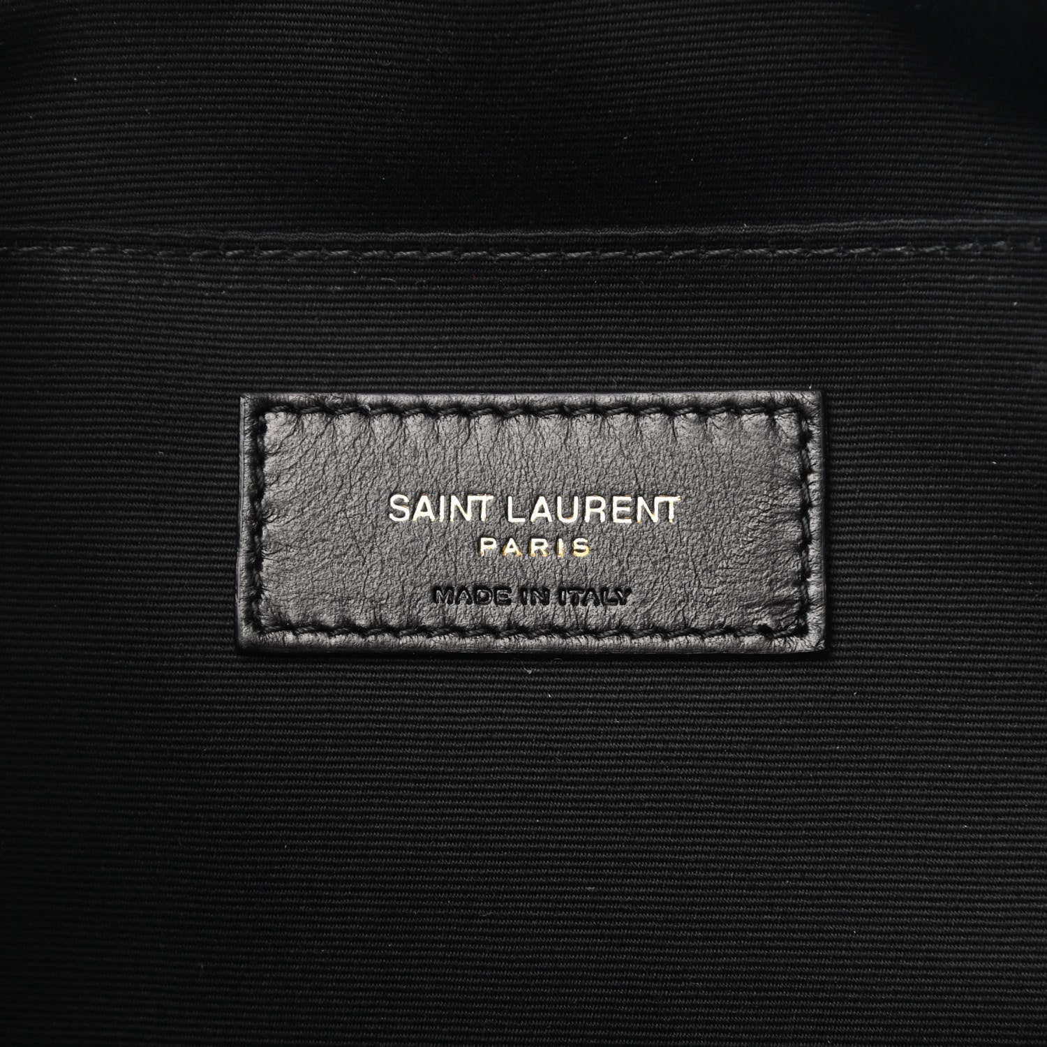 Saint Laurent Lambskin Monogram Medium Sade Puffer Pouch Black 6 of 7