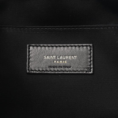 Saint Laurent Lambskin Monogram Medium Sade Puffer Pouch Black 6 of 7