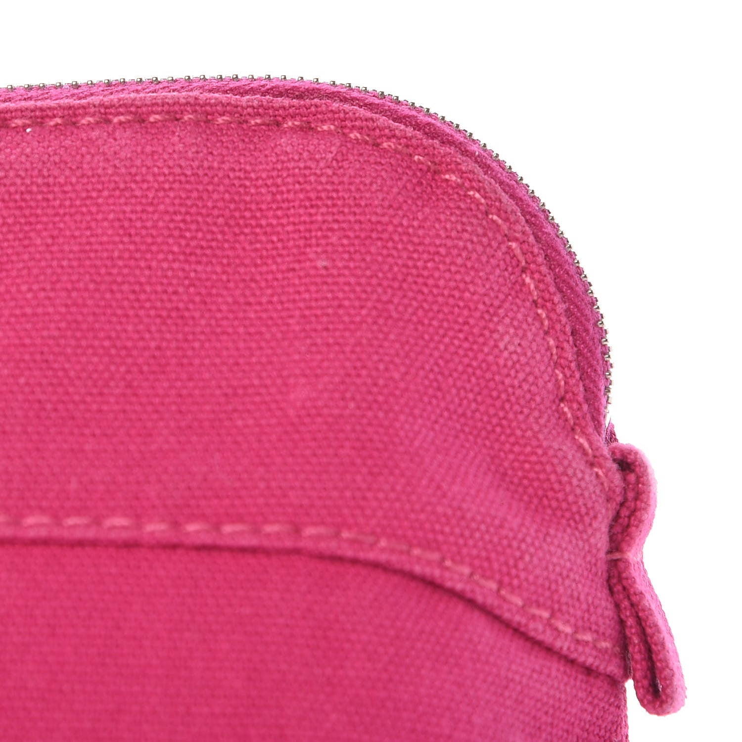 Hermes Cotton Canvas Bolide Travel Cosmetic Pouch 12 of 14