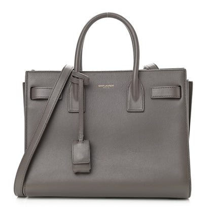 Saint Laurent Calfskin Baby Sac de Jour Fog 1 of 13