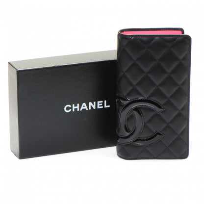 Chanel Calfskin Quilted Cambon Yen Wallet Black 8 of 8