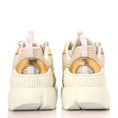 Christian Dior Mesh D-Connect Sneakers 39 Gold 5 of 10