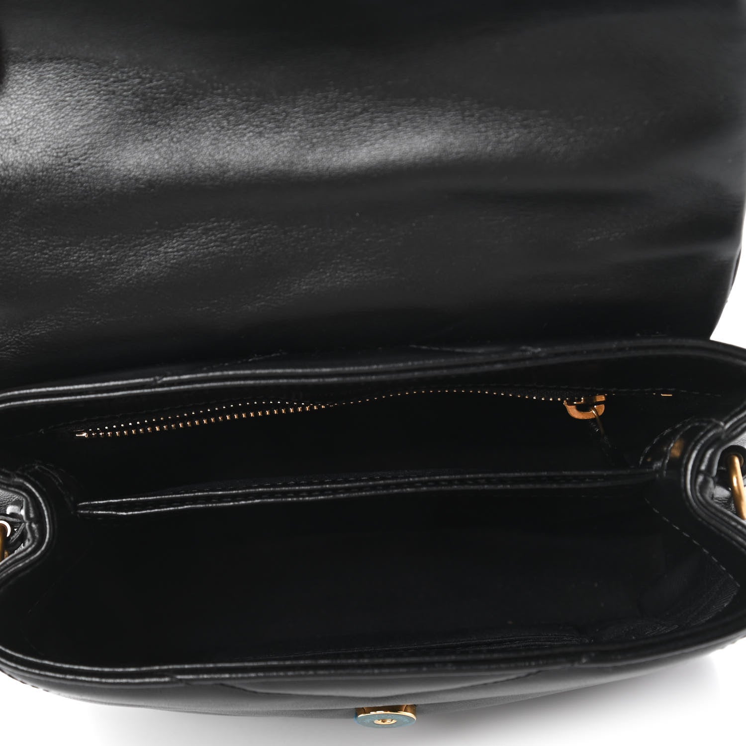 Saint Laurent Calfskin Y Quilted Monogram Toy Loulou Crossbody Bag Black 5 of 10