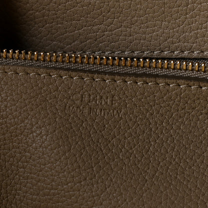 Celine Crisped Calfskin Medium Tie Knot Tote Taupe 17 of 23