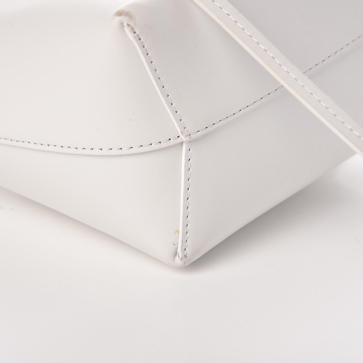 Mansur Gavriel Calfskin Mini Bucket Bag White 9 of 14