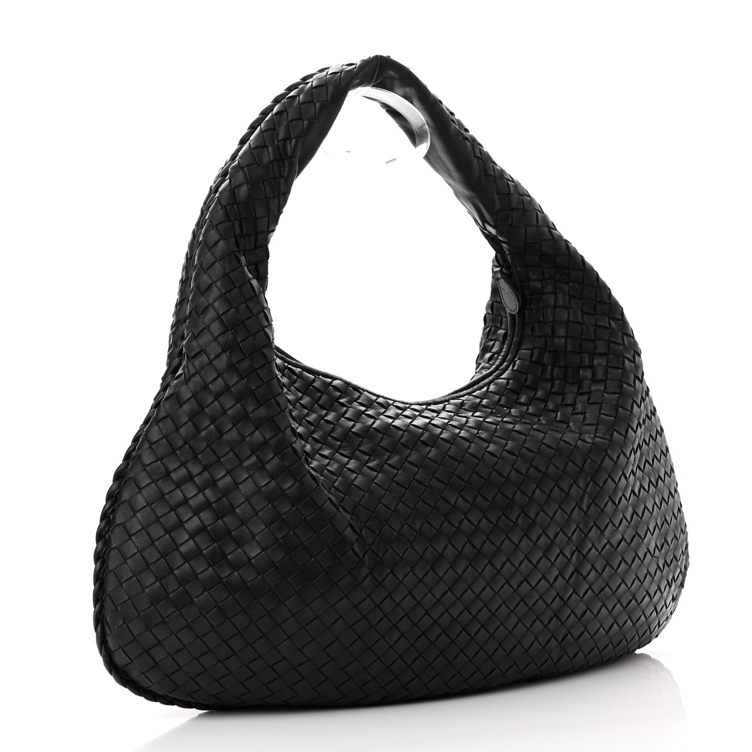 Bottega Veneta Nappa Intrecciato Large Veneta Hobo Black 2 of 9