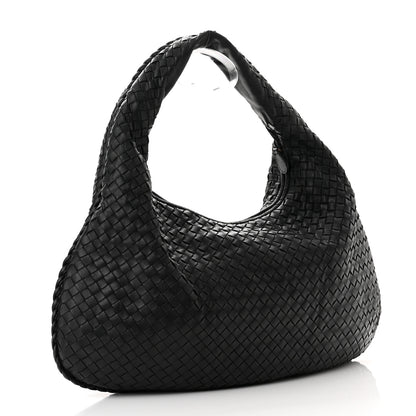 Bottega Veneta Nappa Intrecciato Large Veneta Hobo Black 2 of 9