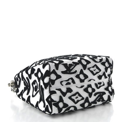 Louis Vuitton X UF Tufted Monogram Speedy Bandouliere 25 White Black 4 of 9