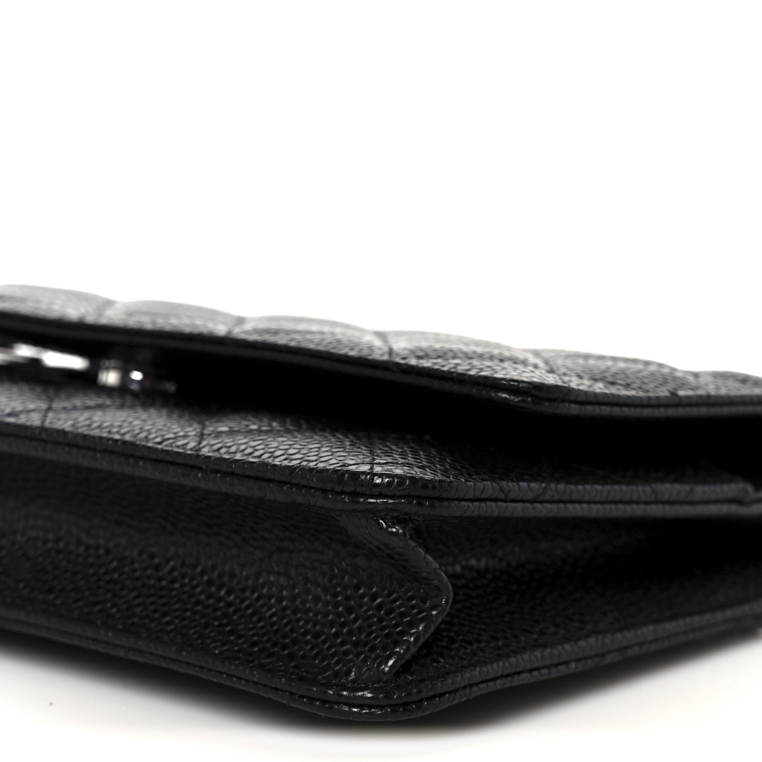 Chanel Caviar Quilted Wallet On Chain WOC Black 12 of 13