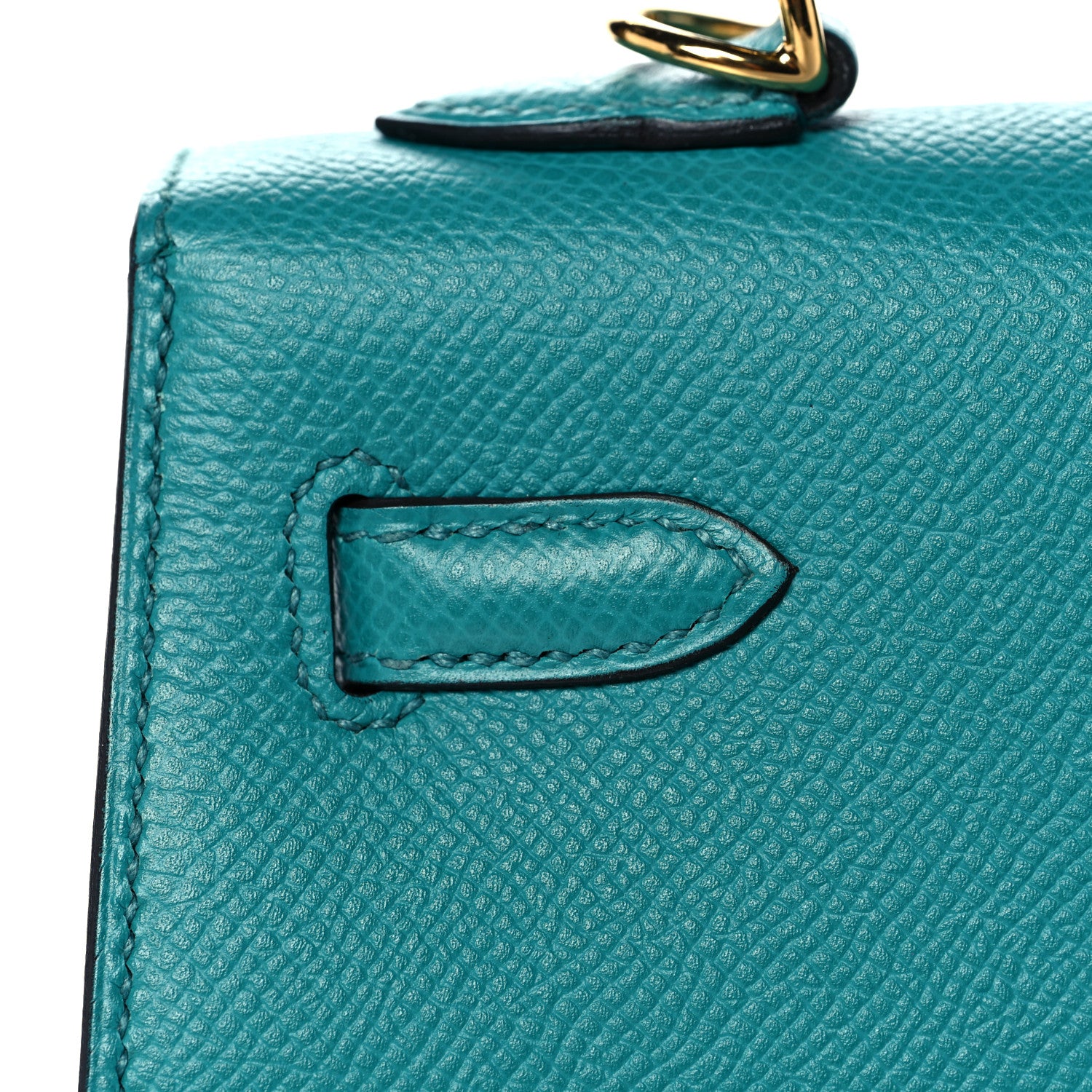 Hermes Epsom Kelly Sellier 25 Bleu Paon 13 of 37