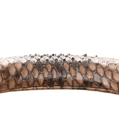 Christian Dior Snakeskin Mini Lady Dior Beige Multicolor 12 of 13