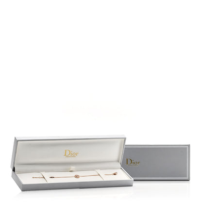Christian Dior 18K Rose Gold Pave Diamond Rose Des Vents Bracelet 5 of 5