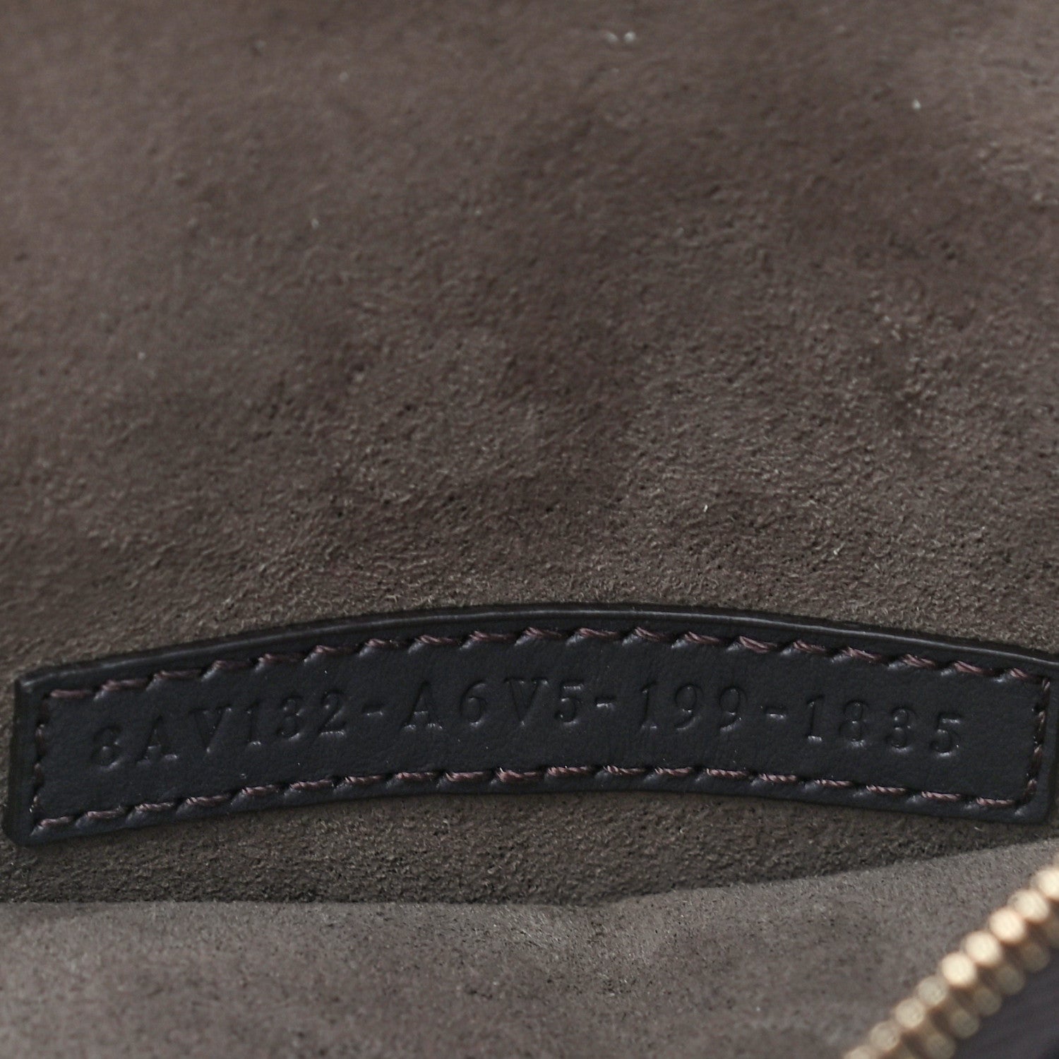 Fendi Fabric Jacquard FF 1974 Cell Pocket Strap You Tobacco Moro Black 6 of 9