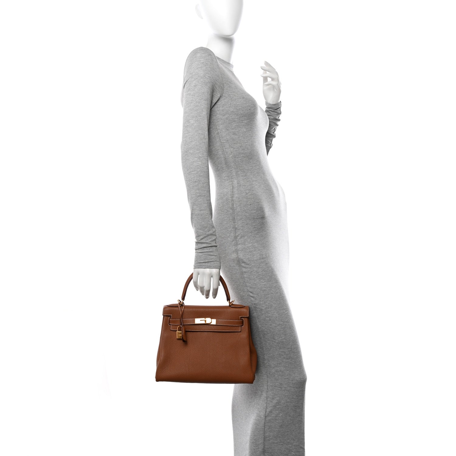 Hermes Togo Kelly Retourne 28 Gold 2 of 11