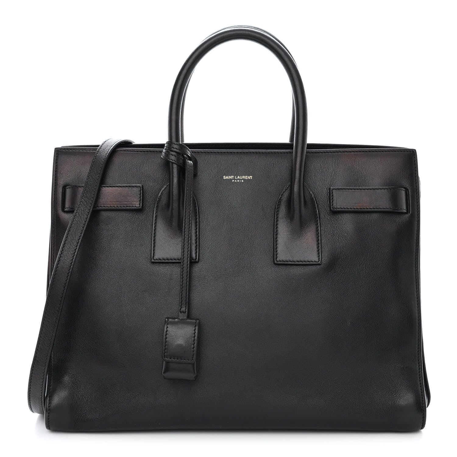 Saint Laurent Calfskin Large Sac De Jour Carryall Black 1 of 12