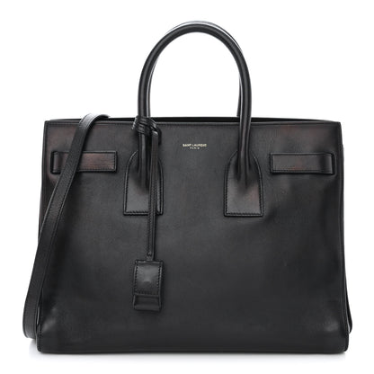 Saint Laurent Calfskin Large Sac De Jour Carryall Black 1 of 12