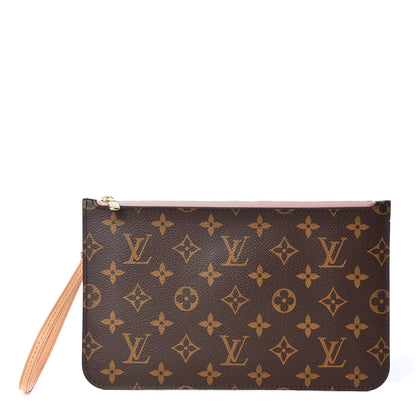 Louis Vuitton Monogram Neverfull MM GM Pochette Sugar Pink 1 of 8