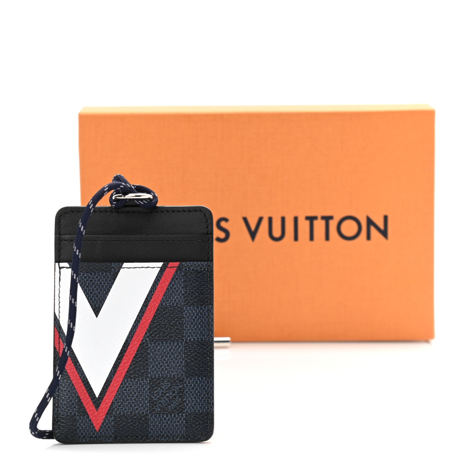 Louis Vuitton Damier Cobalt Latitude America's Cup ID Card Holder 7 of 7