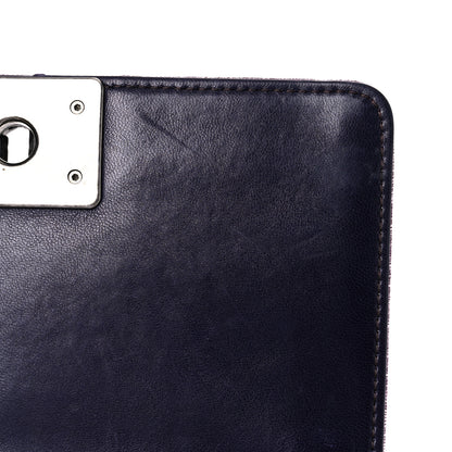 Chanel Velvet Quilted Small Boy Flap Purple 14 of 20