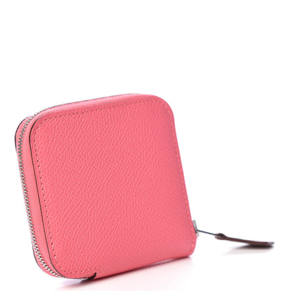 Hermes Epsom Silk'In Coin Purse Rose Azalee 3 of 8