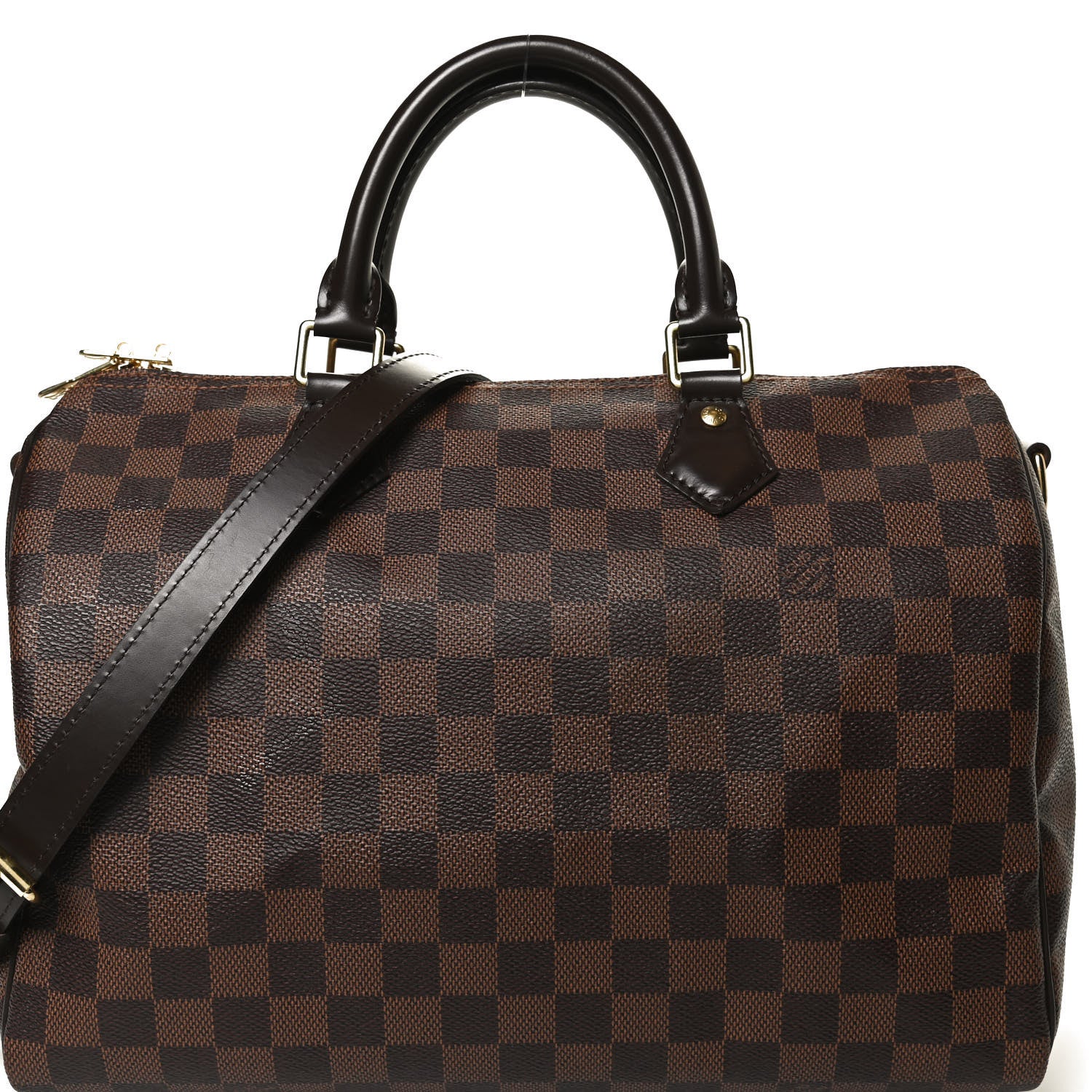 Louis Vuitton Damier Ebene Speedy Bandouliere 30 9 of 13