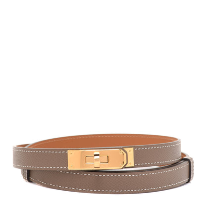 Hermes Epsom Kelly Belt Etoupe 1 of 5