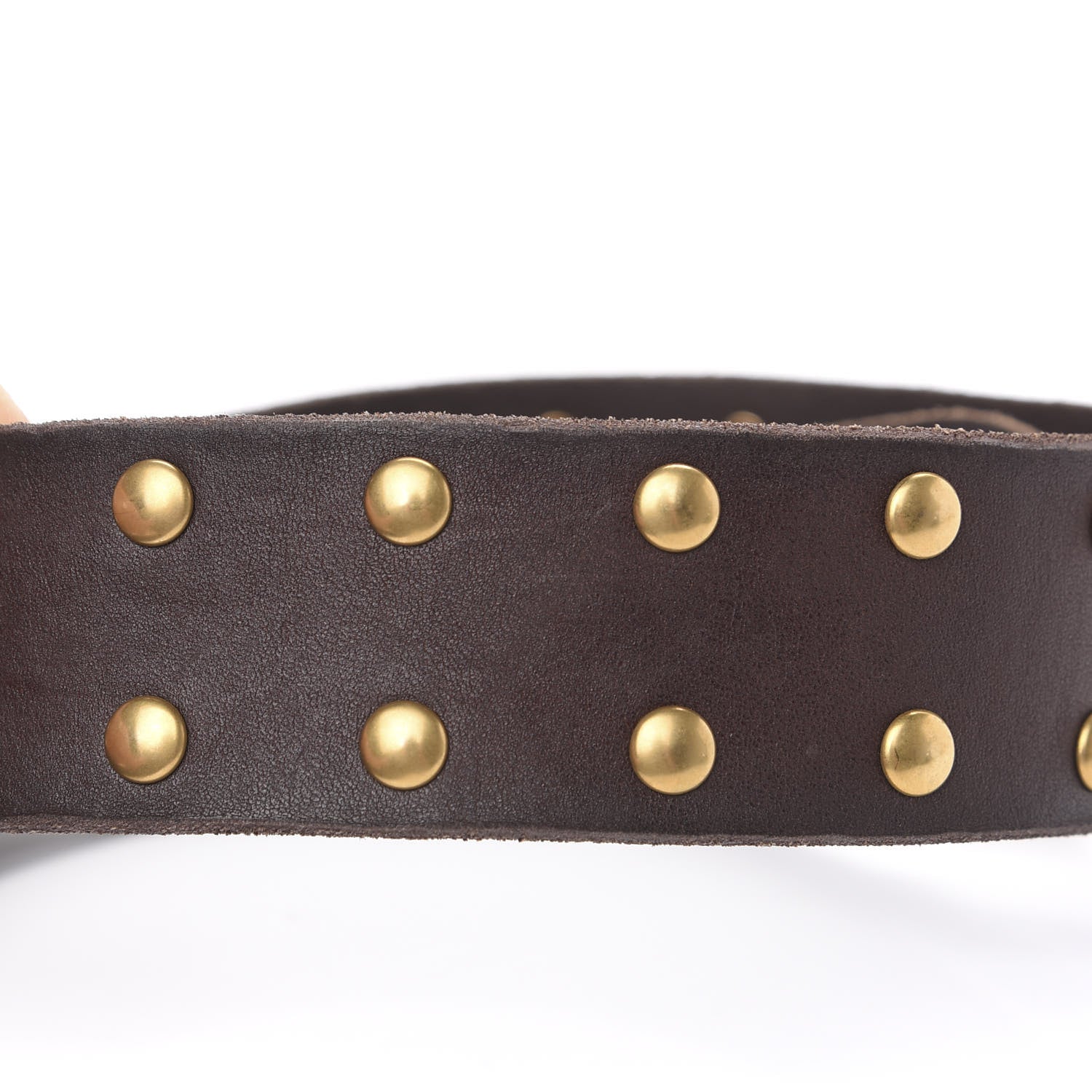Gucci Calfskin Double G Star Buckle Belt 90 36 Brown 5 of 5