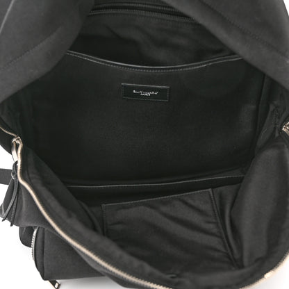 Saint Laurent Canvas City Backpack Black 6 of 12