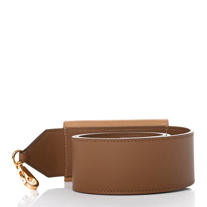 Hermes Swift Epsom Pocket Kelly Shoulder Strap Alezan Biscuit 2 of 4