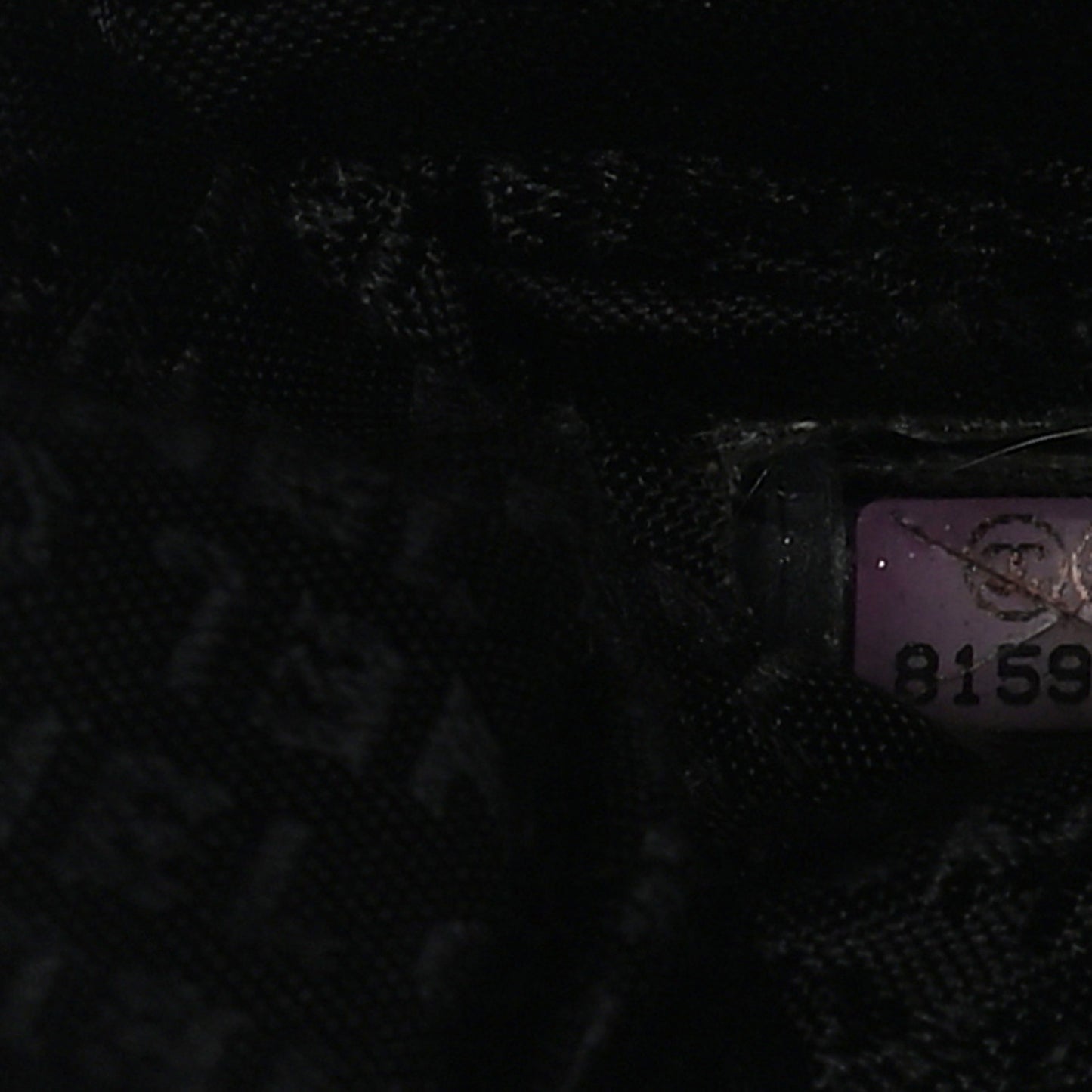 Lambskin Square Stitched Tote Black
