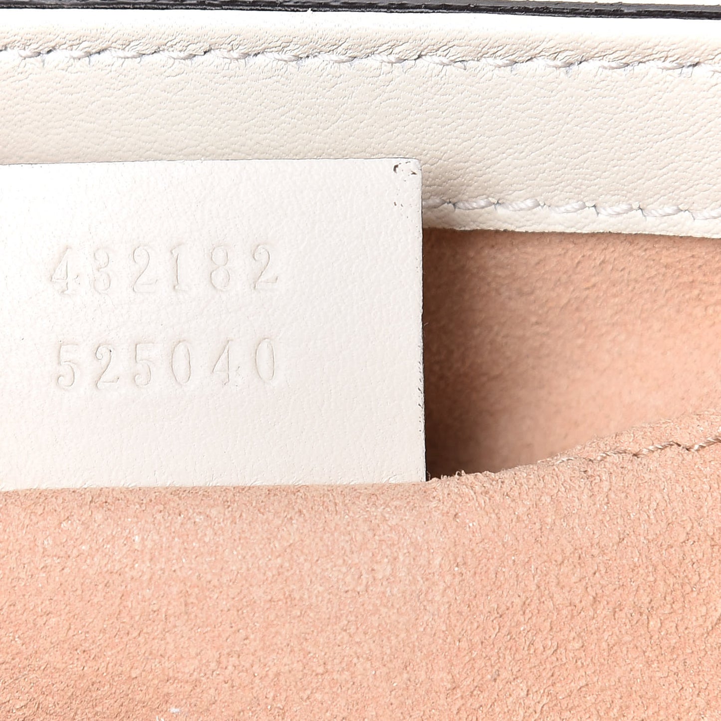 GG Supreme Monogram Studded Small Padlock Shoulder Bag White