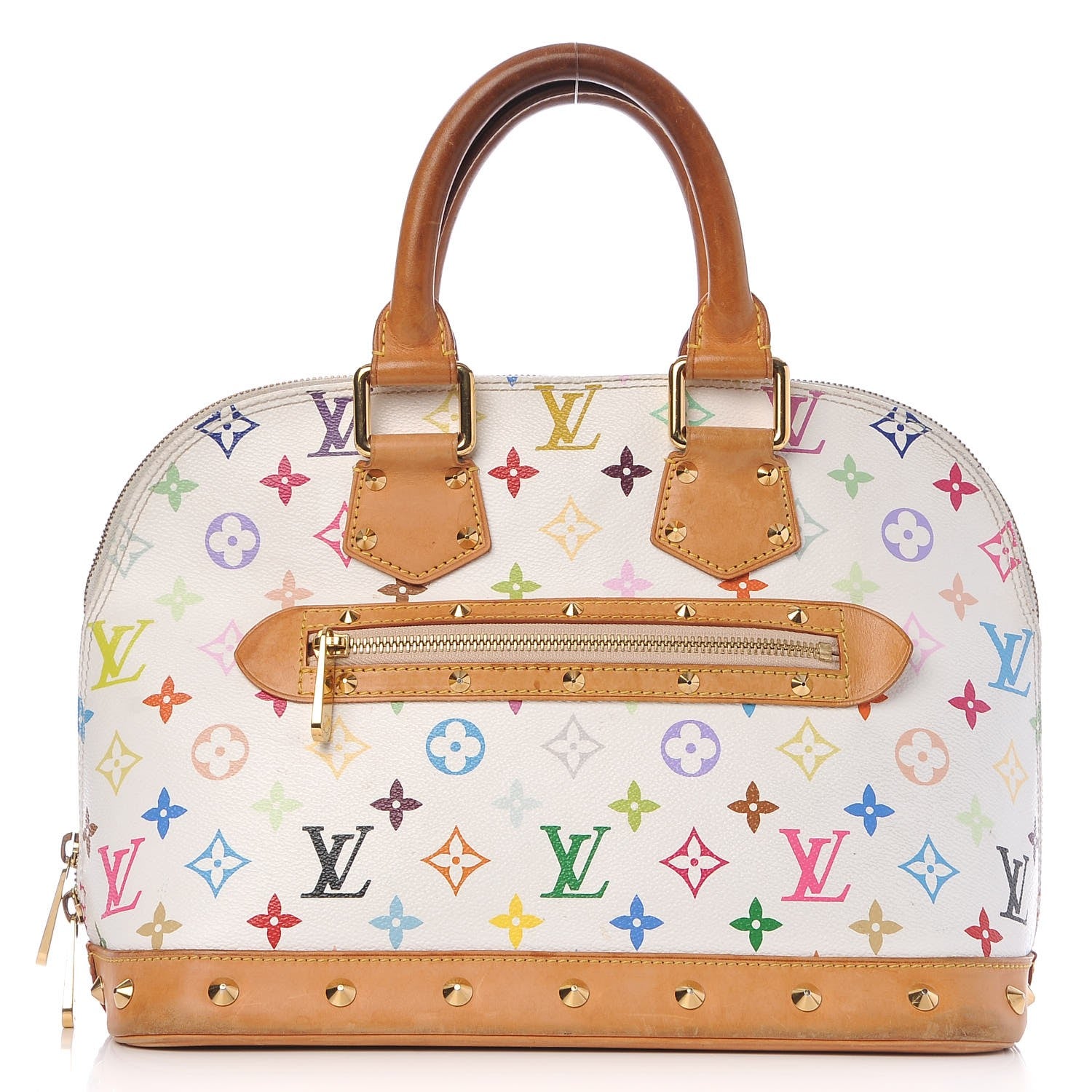 Louis Vuitton Monogram Multicolor Alma White 1 of 12
