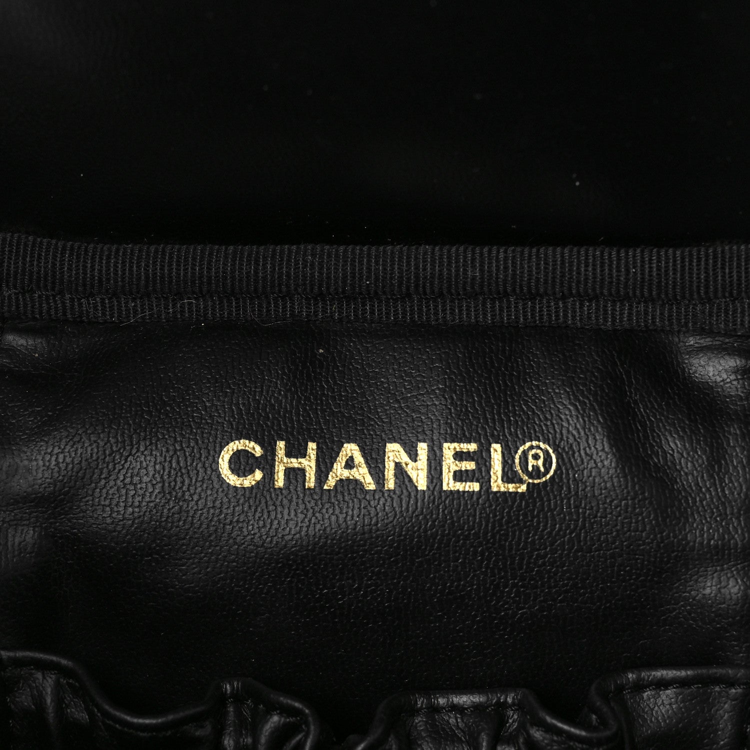 Chanel Caviar Vanity Cosmetic Case Black 7 of 9